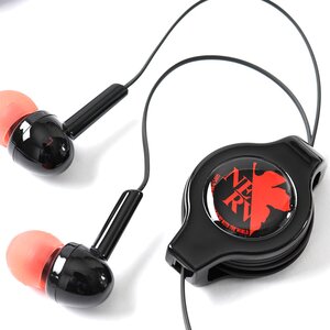 Rebuild of Evangelion Reel-Style Stereo Earphones NERV