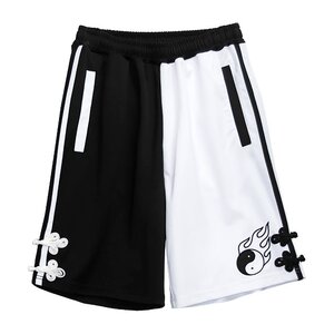 LISTEN FLAVOR Yin-Yang China Jersey Shorts Two-Tone