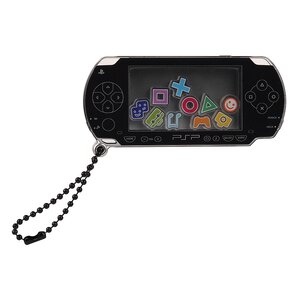 PSP (PlayStation Portable) Rattle Acrylic Keychain Black Ver.