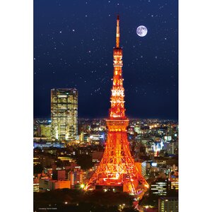 Tokyo Tower Lit Up Jigsaw Puzzle
