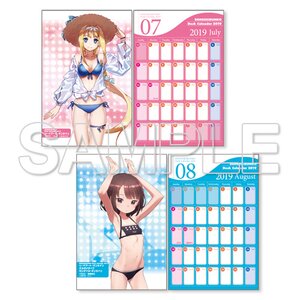 Dengeki Bunko 2019 Desktop Calendar