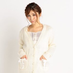 LIZ LISA Long Knit Cardigan White