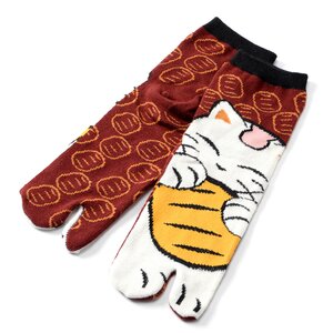 Nagomi Modern Women's Tabi Socks - Manekineko Ver. 1