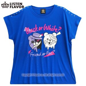 LISTEN FLAVOR Shirokuma & Kurokuma Top Blue