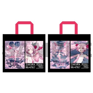 Sakura Miku x Hirohako Hirohako Flat Tote Bag Art by iXima