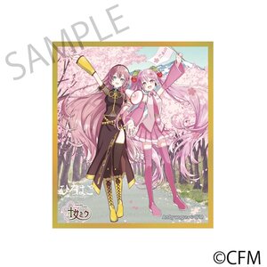 Sakura Miku x Hirohako Acrylic Shikishi Hirosaki 2025 Art by wogura