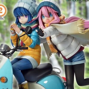 Prisma Wing Laid-Back Camp Nadeshiko Kagamihara & Rin Shima 1/7 Scale Figure