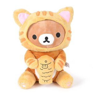 Rilakkuma Tiger Plush Rilakkuma Eating Fish