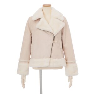 LIZ LISA Mouton Biker Jacket White