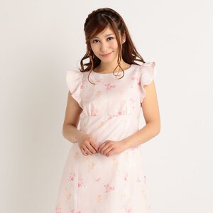 LIZ LISA Small Flower Bouquet Dress Pink