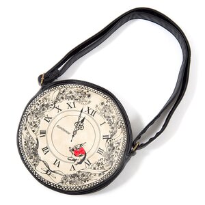 Flapper Clock Shoulder Bag Ivory