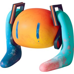 Artist Collaboration Figure Hatsune Miku x Maho Takahashi Miku-chan!!