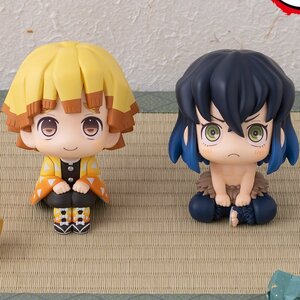 Look Up Series Demon Slayer: Kimetsu no Yaiba Zenitsu Agatsuma Smile Ver. & Inosuke Hashibira Bossy Ver. Set w/ Bonus Cushions [Pre-order]