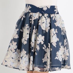 LIZ LISA Opal Floral Skirt Navy