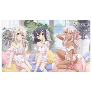 Fate/Kaleid Liner Prisma Illya: Licht - The Nameless Girl Rubber Mat Illya & Miyu & Chloe: Apron Ver. [Pre-order]