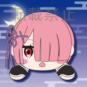 Mega Jumbo Lying Down Plush Re:Zero -Starting Life in Another World- Ram: Ninja Ver.
