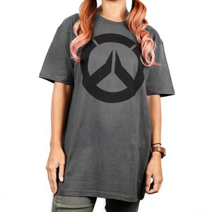 Overwatch Icon Men's Premium Charcoal T-Shirt L