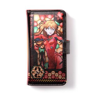 Rebuild of Evangelion Stained Glass iPhone 6/6s Character Flip Cases Asuka