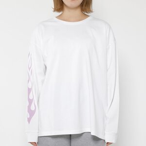 Shaman King Iron Maiden Jeanne White Long Sleeve T-Shirt M