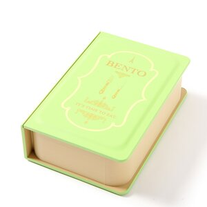 Book-Shaped Bento Box Light Green