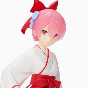Re:Zero -Starting Life in Another World- Ram: Shrine Maiden Style Super Premium Figure