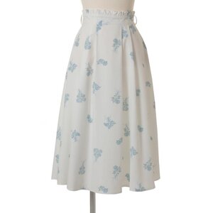 LIZ LISA Margaret Pattern Skirt White