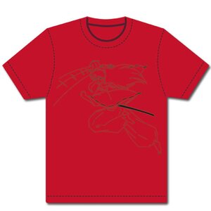 Inuyasha Leaping Outline T-Shirt L