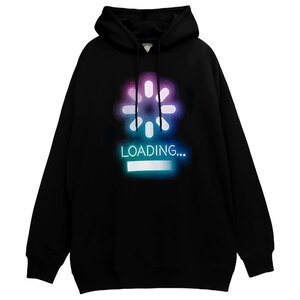 LISTEN FLAVOR Loading Hoodie Black