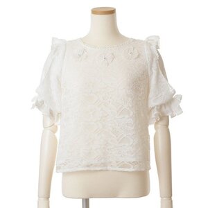 LIZ LISA Flared Sleeve Blouse White