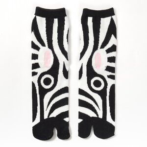Buden Men Tabi Socks Zebra