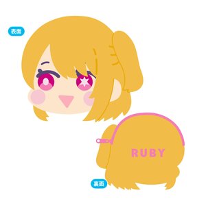 Oshi no Ko Mofumofu Face Coin Case Ruby