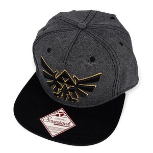 Nintendo Zelda Grey & Black Snapback