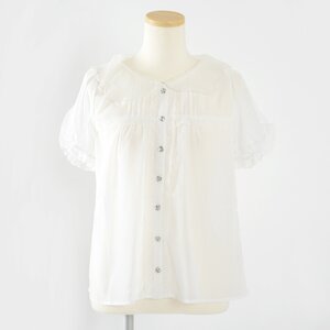 KOKOkim Angel-wing Blouse Off White M