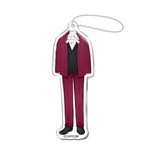 Capcom Costume Acrylic Key Chain Ace Attorney Miles Edgeworth