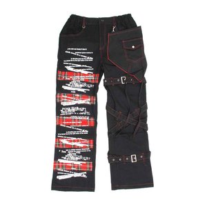 ACDC RAG Asymmetrical Bondage Pants Black