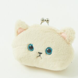 Myu the Cat Coin Pouch ivory