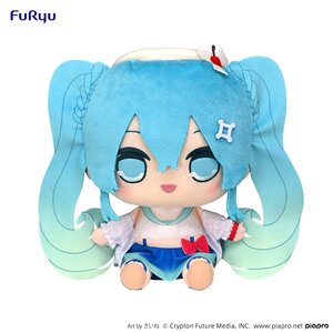 Hatsune Miku: Melon Soda Float Ver. Kyurumaru Big Plush Toy [Pre-order]