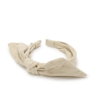LIZ LISA Faux Suede Hairband White