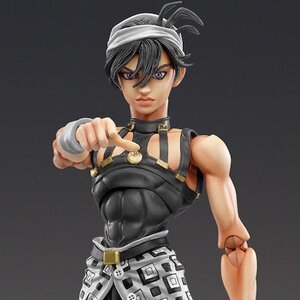 Super Action Statue JoJo's Bizarre Adventure: Golden Wind Narancia Ghirga & Aerosmith Ver. Black