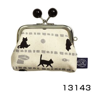 Cat Canvas 2.5 Change Purse Black