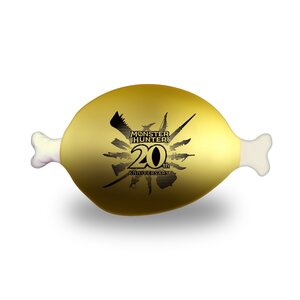 Monster Hunter 20th Anniversary Cushion "Golden" Well-Done Steak