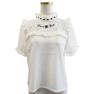 LIZ LISA Grape Embroidered Top Bordeaux