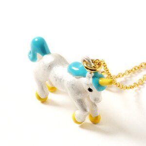 gargle Unicorn Necklaces Silver