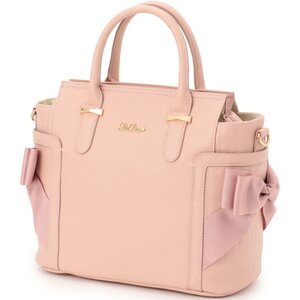 LIZ LISA Side Ribbon Tote Bag Pink