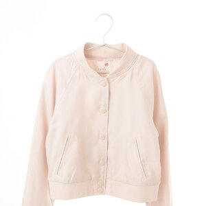earth music&ecology Laced Blouson Pink Beige M