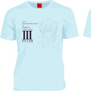 181st Single The Disappearance of Nagato Yuki-chan Memorial T-Shirt #13 Light Blue L