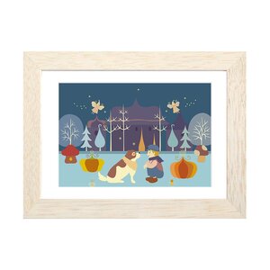 "Shizuka na Fuyu no Yoru" Chara Fine Graph Dina*Dina Masterpiece Pictures Print