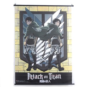 Eren & Levi Wall Scroll | Attack on Titan