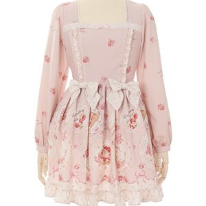 LIZ LISA Sweet Plates Dress Pink