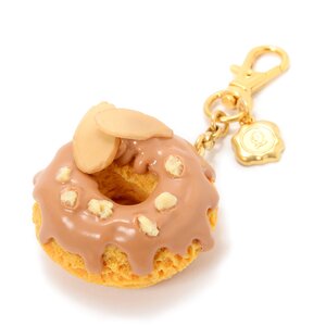 Marché du Q-pot. Melty Chocolate Doughnuts Bag Charm Light Brown